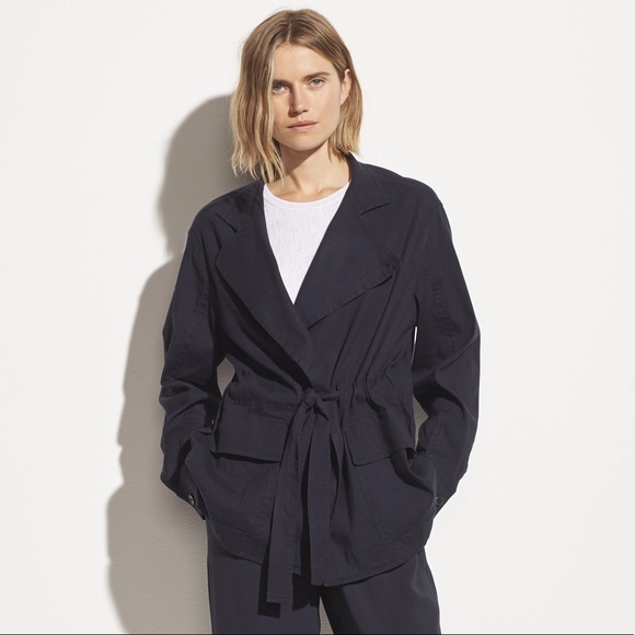 Vince. Drapey Linen Jacket size M - Picture 2 of 7